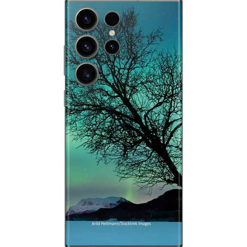 StockTrek Aurora Borealis over a lake in Norway Galaxy Skins